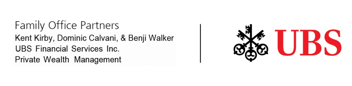 UBS Family Office Partners; Kent Kirby, Dominic Calvani, & Benji Walker. UBS Financial Services Inc., Private Wealth Management