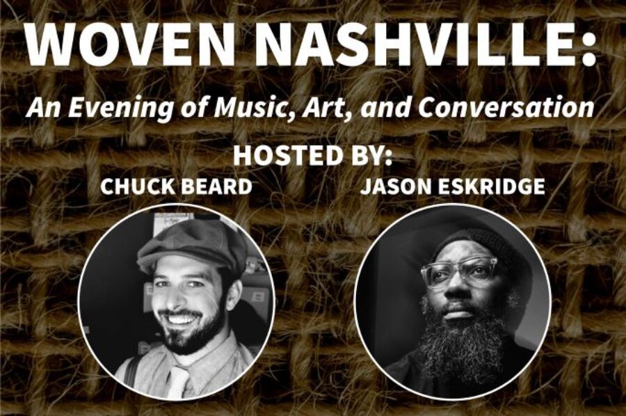 Woven Nashville graphic with photos of Chuck Beard and Jason Eskridge